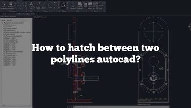 How to hatch between two polylines autocad?