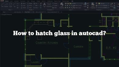 How to hatch glass in autocad?