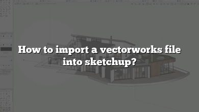 How to import a vectorworks file into sketchup?