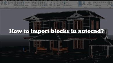 How to import blocks in autocad?