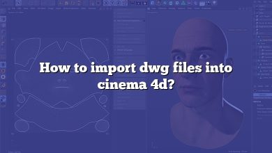 How to import dwg files into cinema 4d?