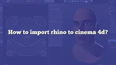 How to import rhino to cinema 4d?