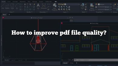 How to improve pdf file quality?