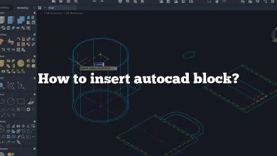 How to insert autocad block?