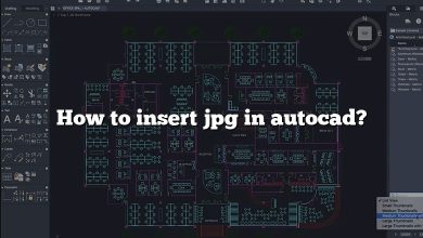 How to insert jpg in autocad?