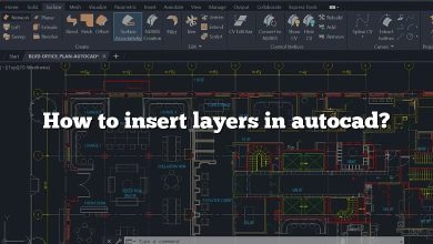 How to insert layers in autocad?