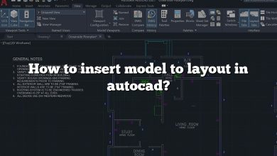 How to insert model to layout in autocad?