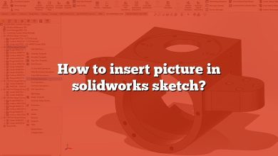 How to insert picture in solidworks sketch?