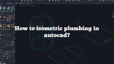 How to isometric plumbing in autocad?