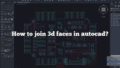 How to join 3d faces in autocad?