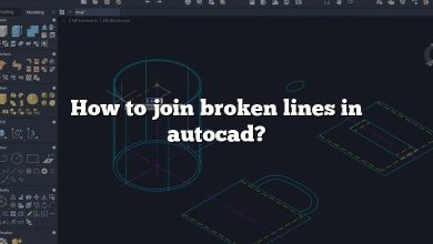 How to join broken lines in autocad?