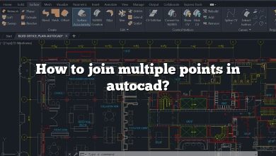 How to join multiple points in autocad?