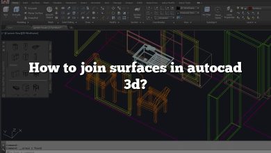 How to join surfaces in autocad 3d?