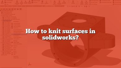 How to knit surfaces in solidworks?