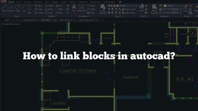 How to link blocks in autocad?