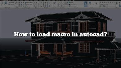 How to load macro in autocad?