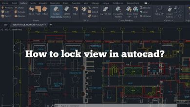 How to lock view in autocad?