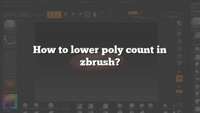 How to lower poly count in zbrush?