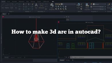How to make 3d arc in autocad?