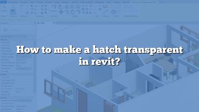 How to make a hatch transparent in revit?