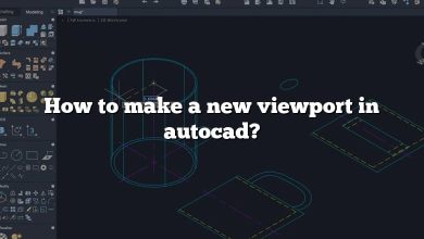 How to make a new viewport in autocad?