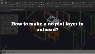 How to make a no plot layer in autocad?