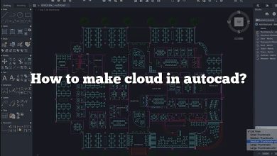 How to make cloud in autocad?