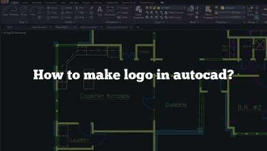 How to make logo in autocad?