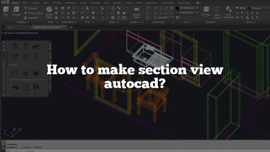 How to make section view autocad?