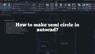 How to make semi circle in autocad?