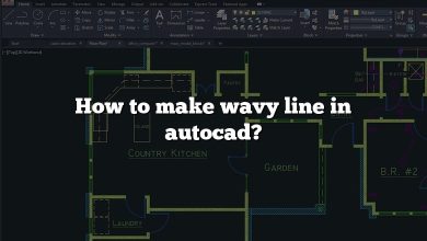 How to make wavy line in autocad?