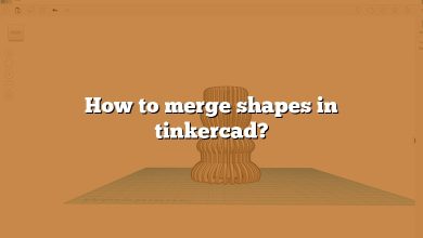 How to merge shapes in tinkercad?