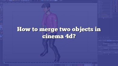 How to merge two objects in cinema 4d?