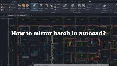 How to mirror hatch in autocad?