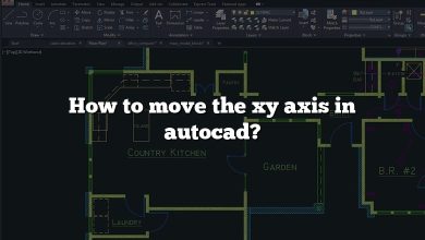 How to move the xy axis in autocad?