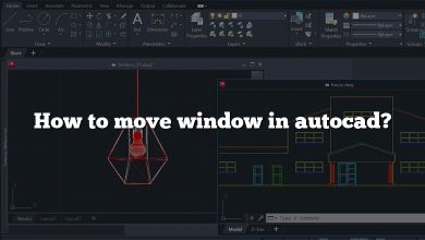 How to move window in autocad?