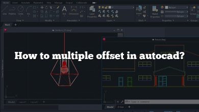 How to multiple offset in autocad?