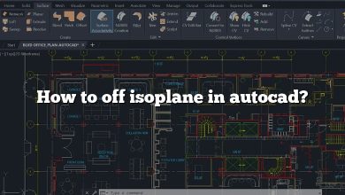 How to off isoplane in autocad?