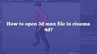 How to open 3d max file in cinema 4d?
