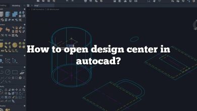 How to open design center in autocad?