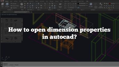 How to open dimension properties in autocad?