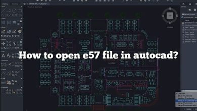 How to open e57 file in autocad?