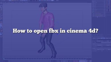 How to open fbx in cinema 4d?