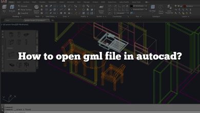 How to open gml file in autocad?