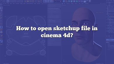 How to open sketchup file in cinema 4d?