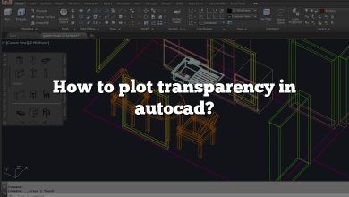 How to plot transparency in autocad?