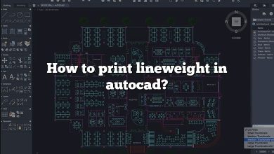 How to print lineweight in autocad?