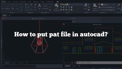 How to put pat file in autocad?