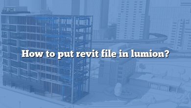 How to put revit file in lumion?