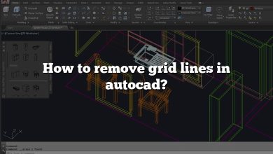 How to remove grid lines in autocad?